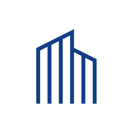 Building Logo Vector Design Template. City logo design concept. Simple icon symbolのイラスト素材