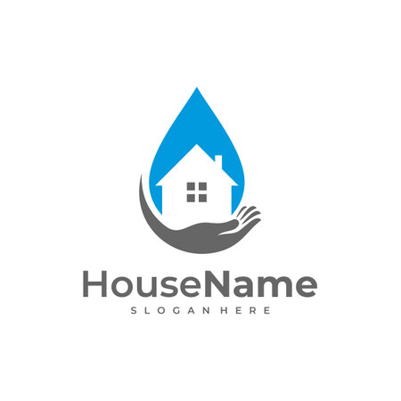 House Care logo designs concept vector. Medical Home logo templateのイラスト素材
