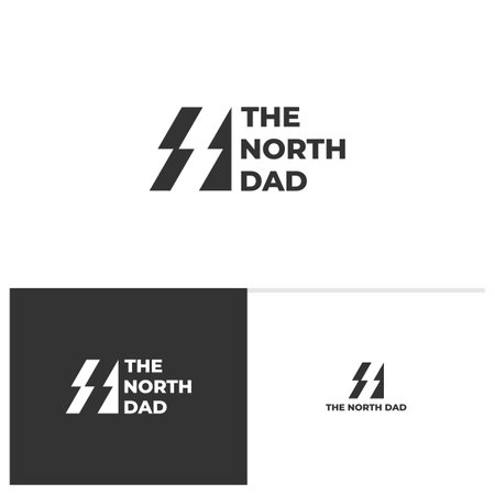 Pine tree logo template, Creative Pine logo design vector, Pine logo conceptのイラスト素材