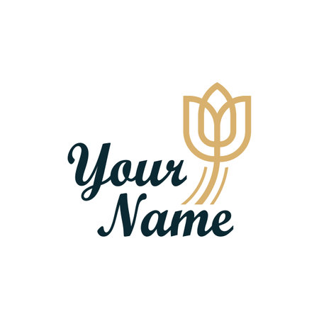 Elegant Rose Flower logo design vector. Minimalist Rose Flower logo design template conceptのイラスト素材