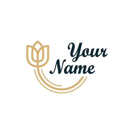 Elegant Rose Flower logo design vector. Minimalist Rose Flower logo design template conceptのイラスト素材