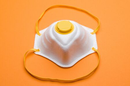 antiviral medical mask protection from the global epidemic, coronavirus COVID-19 pandemic. Surgical...