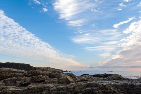 Wakayama sea and interesting clouds