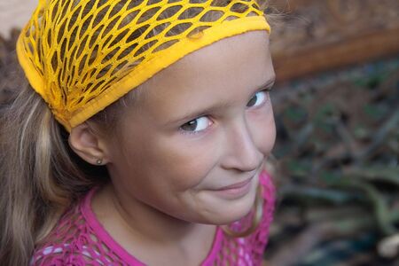 smiling pretty girlの写真素材