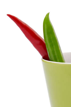 Fresh red and green chilli.
の写真素材