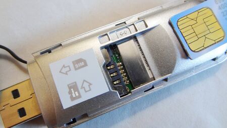 Inside of a deviceの写真素材