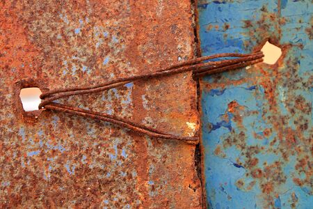 iron old doorの写真素材