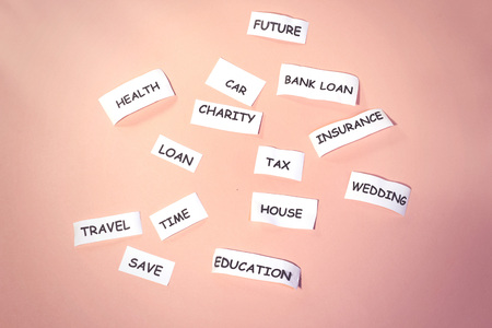 save money for insurance,car,charity,tax,loan,bank,health