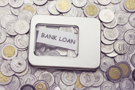 save algeria coin money for bank loanの写真素材