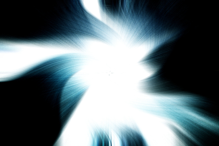 Abstract colorful twisted light fibers. Abstract color background from waving and twisted light...