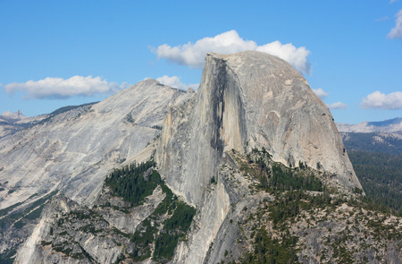 Half Dome at Yosemite National Park, Californiaの写真素材