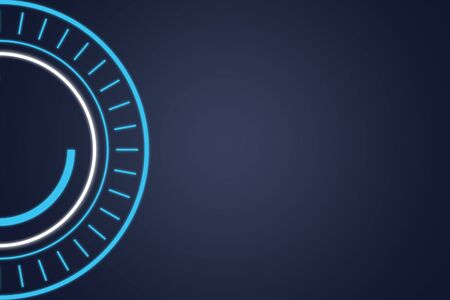 Futuristic technology circle.の写真素材