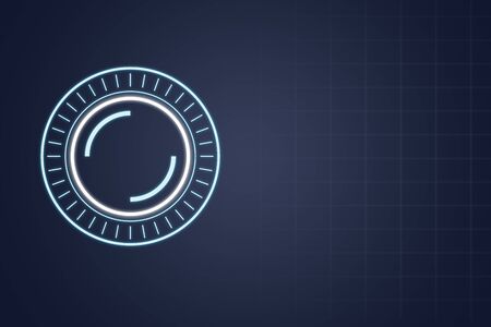 Futuristic technology circle.の写真素材