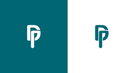 DP letter logo icon vector illustration design template. Suitable for any kind of business or industry.のイラスト素材