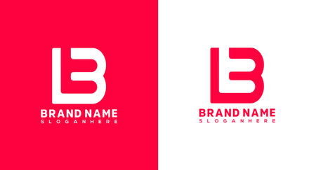 B and F Letter Logo Design. Abstract Minimalist B and F Logo Designのイラスト素材