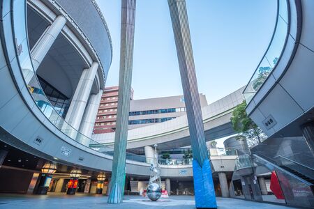 Osaka,Japan - November 29, 2015 : Northen entrance of Osaka Namba train station in Osaka, Japan.