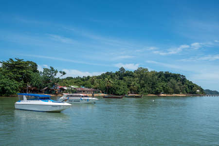 RANONG, THAILAND - September 21, 2020 : View of Koh Phayam island in Andaman sea ,Ranong province southern of Thailand.のeditorial素材