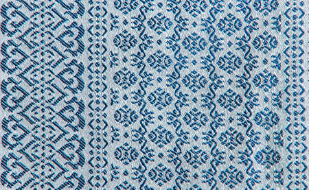 thai siam fabric silk pattern textureの写真素材
