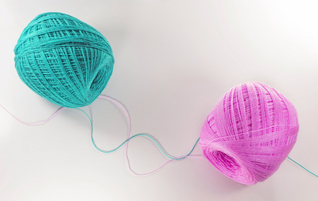 heart shape threadの写真素材