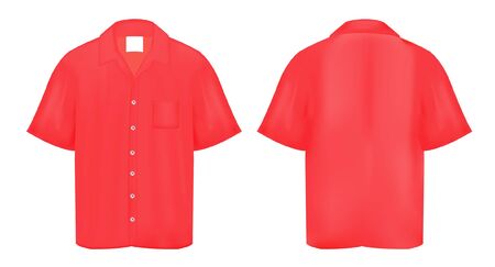 Red Polo Shirtのイラスト素材