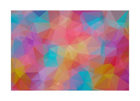 Abstract Colorful Triangular Background
