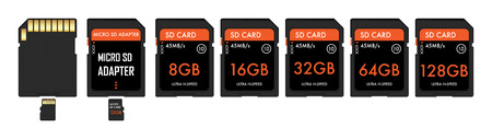 SD And Micro sd card with adapter
