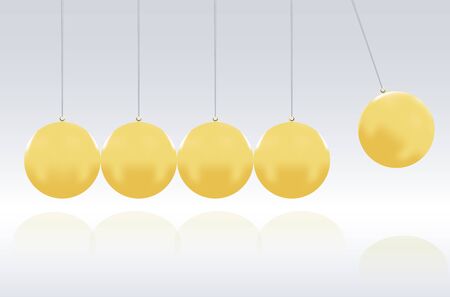 gold momemtumのイラスト素材