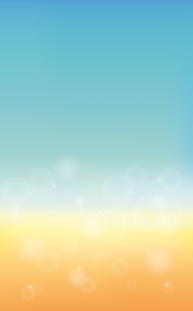 blur bokeh summer backgroundのイラスト素材