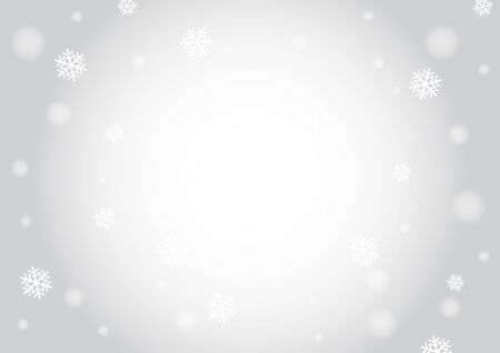 snow and light bokeh backgroundのイラスト素材