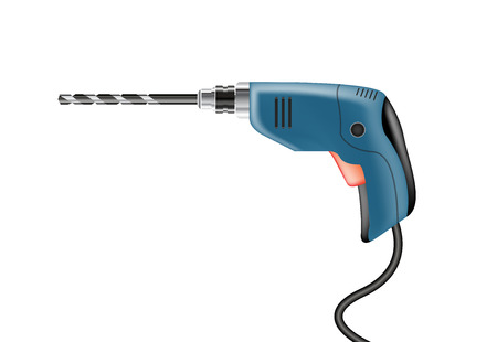 electric drill vectorのイラスト素材