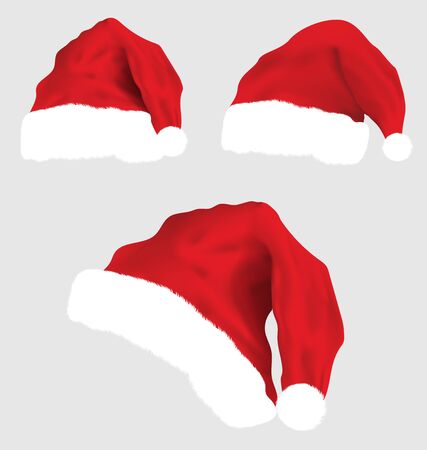 santa claus hat vectorのイラスト素材