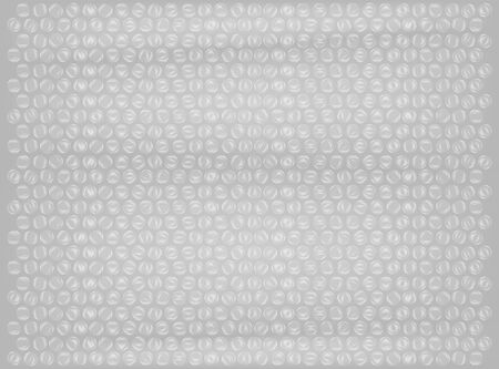 Real plastic bubble wrap background vectorのイラスト素材