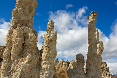 Tufa is a type of limestone.の写真素材