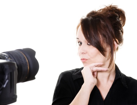 woman posingの写真素材