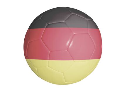 Soccer ball with flag of Germany graphicの写真素材