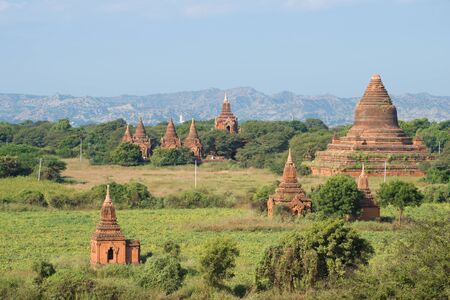 Sunny day in ancient Bagan. Myanmarの写真素材