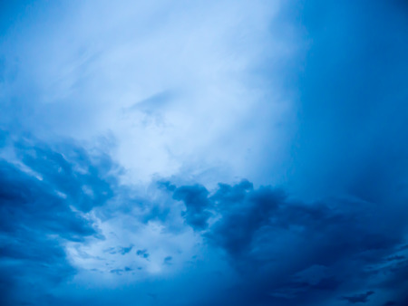 blue sky clouds evening backgroundの写真素材