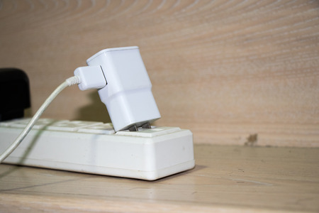 adapter charger Plug the looseの写真素材