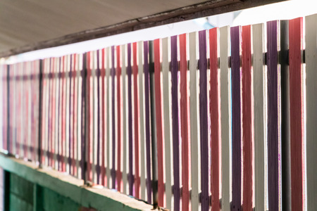 Wall fence for house or farmの写真素材