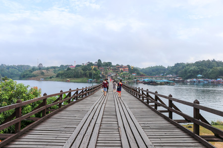 THE LONGEST WOODEN BRIDGE OF THAILAND (MON BRIDGE)