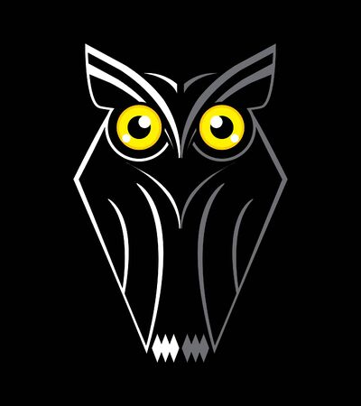 Owl  sign  symbol icon graphic vector.のイラスト素材