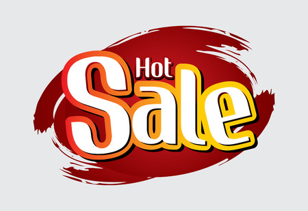 Hot Sale text Vector.のイラスト素材