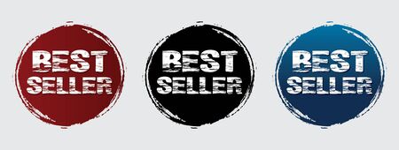 Best Seller labels Vector.のイラスト素材