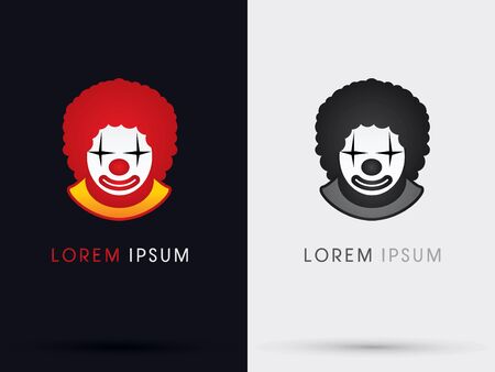 Clown joker graphic vector .のイラスト素材