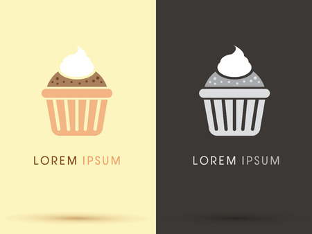Cup cake graphic vector.のイラスト素材