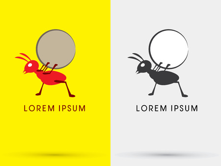Ant symbol vector.のイラスト素材