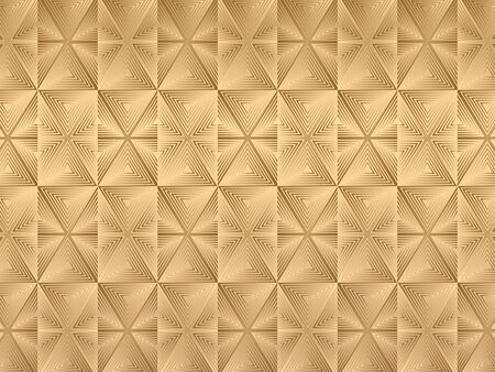 Gold pattern graphic background vector.
