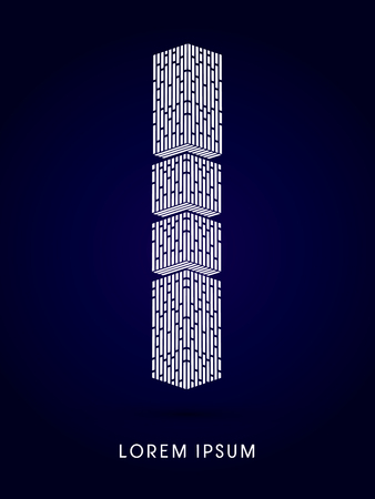 Sky Building Abstract construction, design graphic vectorのイラスト素材