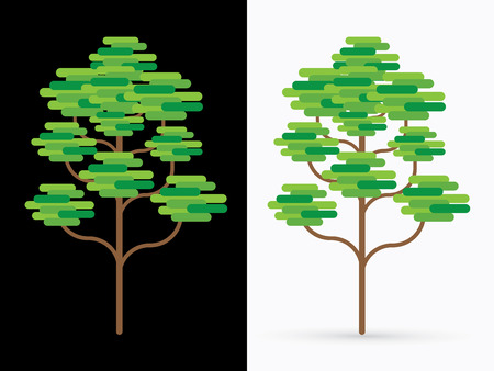 Tree illustration graphic vectorのイラスト素材