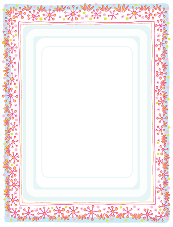 Christmas flower frame sweet color tone design different can made it wood reliefs or card and sign with your logo wording and product design for decorateのイラスト素材